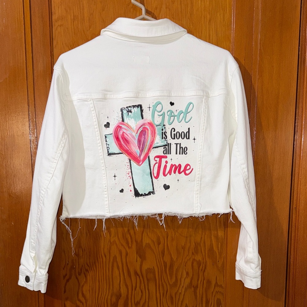 a.n.a White Cropped Jean Jacket